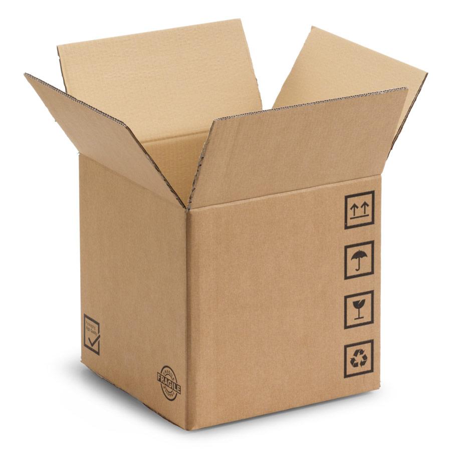 SCATOLA IN CARTONE ONDULATO AMERICANA DOPPIA ONDA 35X35X35CM AVANA (CONFEZIONI DA 30PZ - PREZZO PER CONFEZIONE)